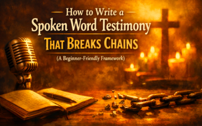 How to Write a Spoken Word Testimony That Breaks Chains (A Beginner-Friendly Framework)